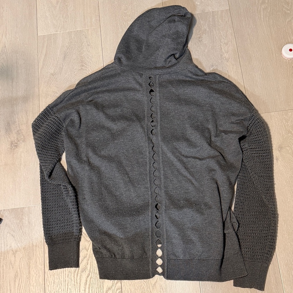 Gray Hooded Sweater